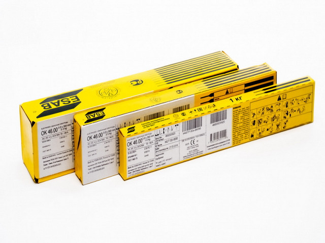 Электроды ESAB ОК 46.00 (3 мм; 1 кг) Электроды ESAB ОК 46.00 (3 мм; 1 кг)